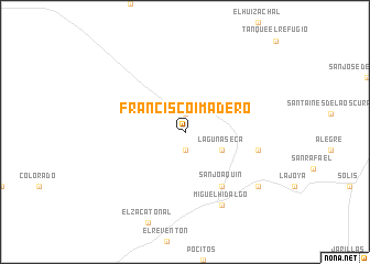 map of Francisco I. Madero