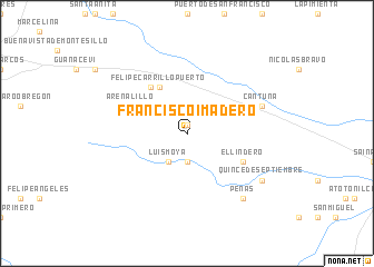 map of Francisco I. Madero