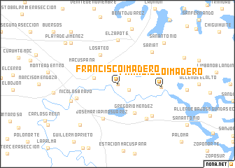 map of Francisco I. Madero