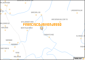 map of Francisco Javier Jasso