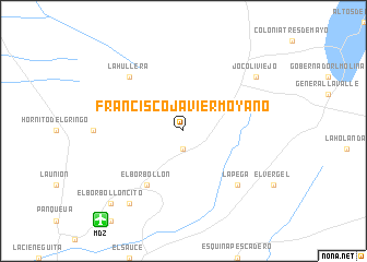 map of Francisco Javier Moyano