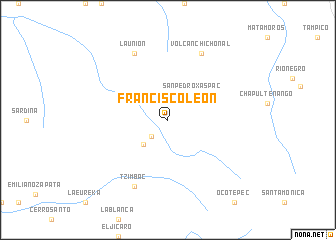 map of Francisco León