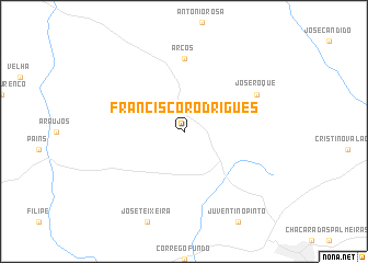 map of Francisco Rodrigues