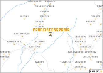 map of Francisco Sarabia