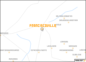 map of Francisco Villa