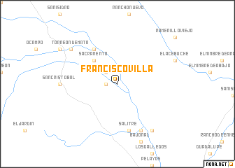 map of Francisco Villa