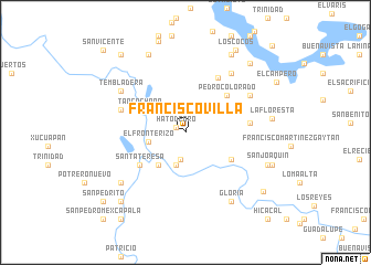 map of Francisco Villa