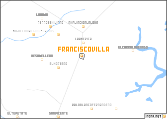 map of Francisco Villa