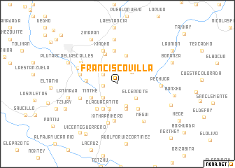 map of Francisco Villa