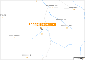 map of Francisco Zarco