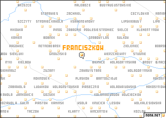 map of Franciszków