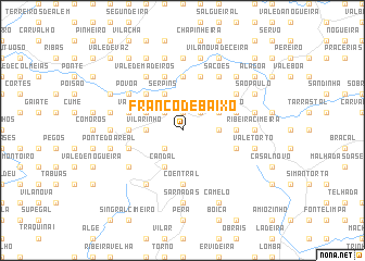 map of Franco de Baixo