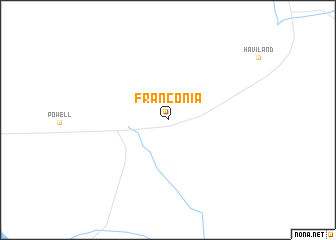 map of Franconia