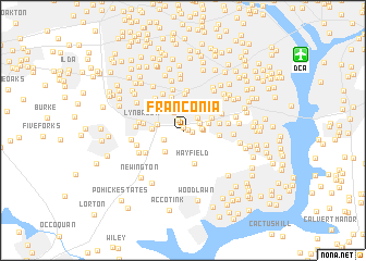 map of Franconia