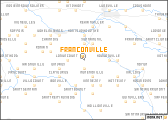 map of Franconville