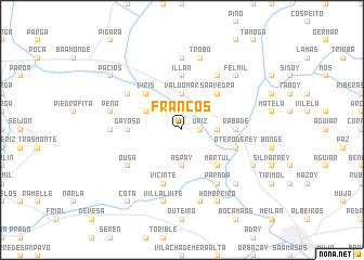 map of Francos