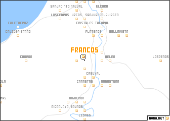 map of Francos