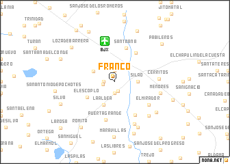 map of Franco