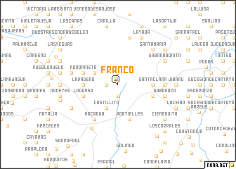 map of Franco