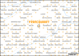 map of Francquaart