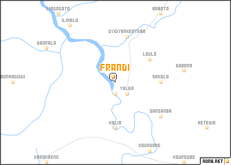 map of Frandi
