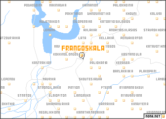 map of Frangóskala