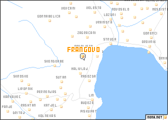 map of Frangovo