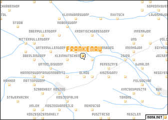 map of Frankenau