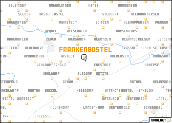 map of Frankenbostel