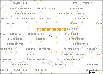 map of Frankenbrunn