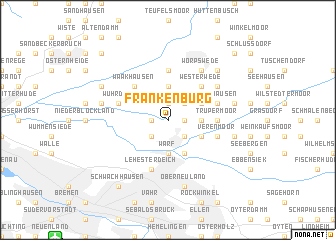 map of Frankenburg