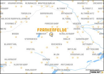 map of Frankenfelde