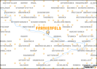 map of Frankenfeld