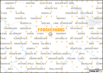 map of Frankenhaag