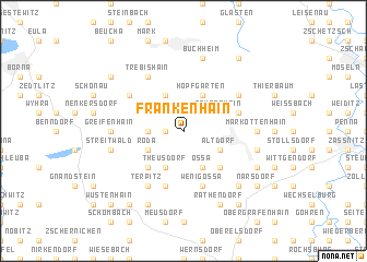 map of Frankenhain