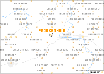 map of Frankenhain