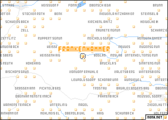 map of Frankenhammer