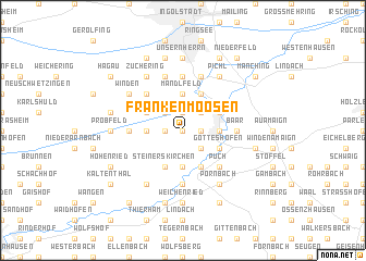 map of Frankenmoosen