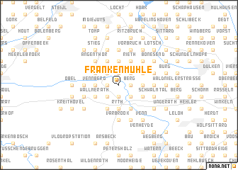 map of Frankenmühle