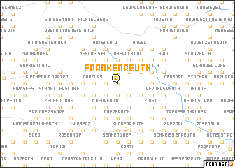 map of Frankenreuth