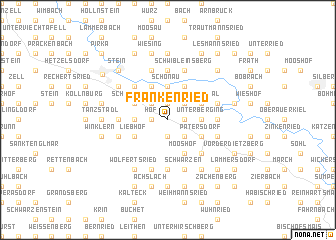 map of Frankenried