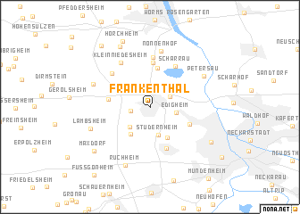 map of Frankenthal