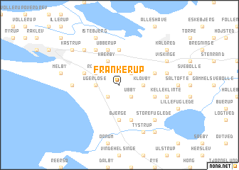 map of Frankerup