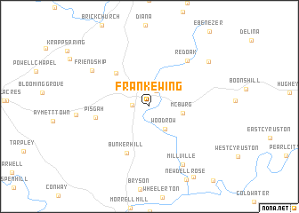 map of Frankewing