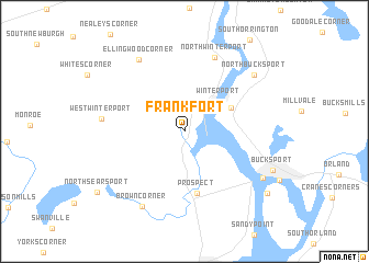 map of Frankfort