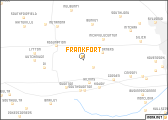 map of Frankfort