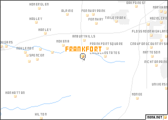 map of Frankfort