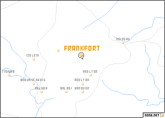 map of Frankfort