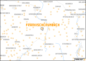 map of Fränkisch-Crumbach