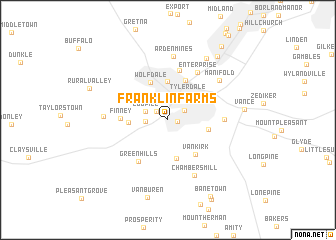 map of Franklin Farms